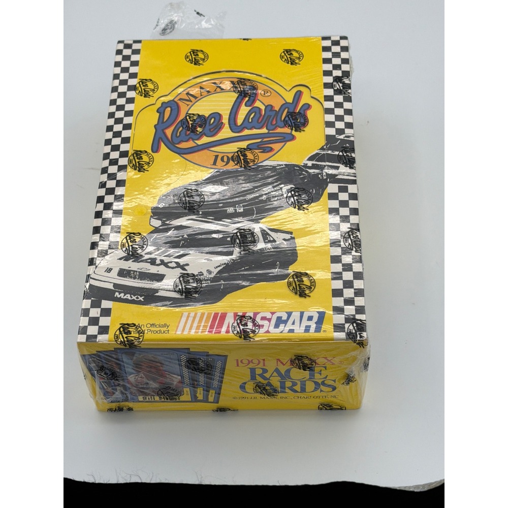 1991 Maxx Race Cards NASCAR Trading Cards Factory Sealed Wax Box Vintage 90s